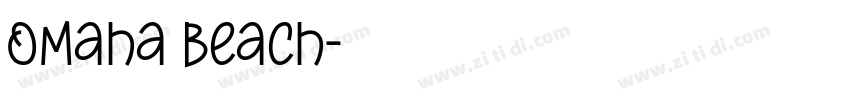 Omaha Beach字体转换